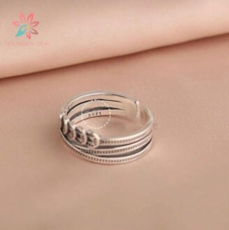 Nhẫn Ngũ Điếu Chiêu Tài - làm đâu được đấy, tâm an, lòng hoan hỉ - gia đạo an yên